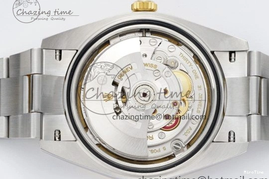 MiroTime 0423 Modern DateJust 41 SS Polished Bezel KING 1:1 Best Edition 904L Steel Blue Roman Dial on Oyster Bracelet VR 2212